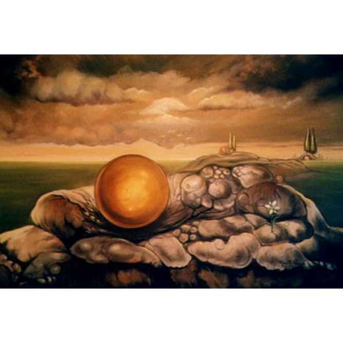 Sfera nel paesaggio